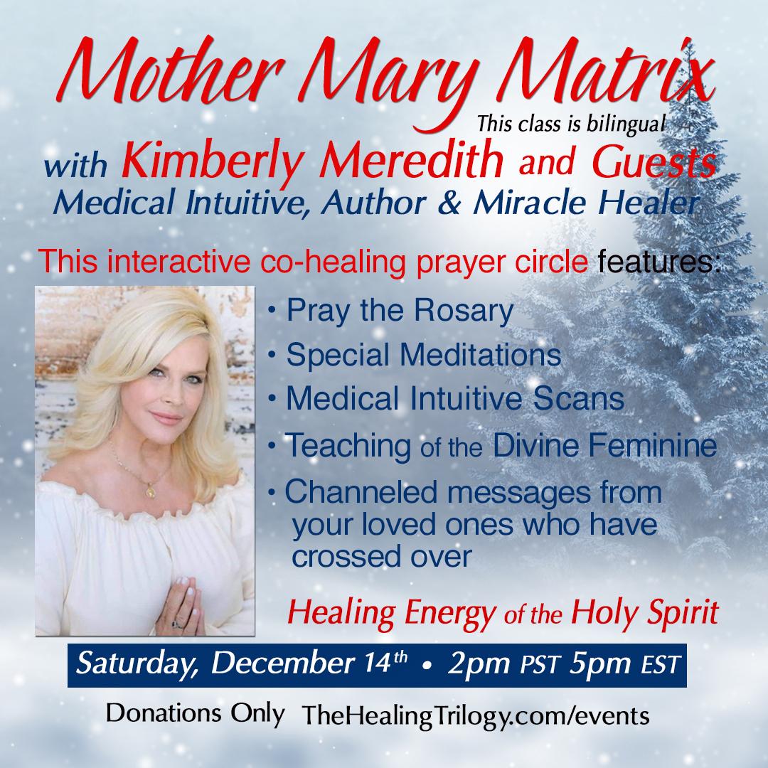 December 2024 Mother Mary Matrix banner